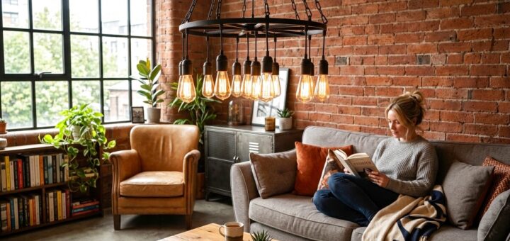 Lampy w stylu industrialnym: Przewodnik po nowoczesnym oświetleniu loftowym